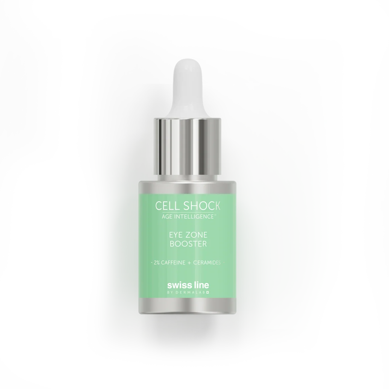 SWISS LINE Cell Shock Age Intelligence Eye Zone Booster – 2% Caffeine + Ceramides 15ml
