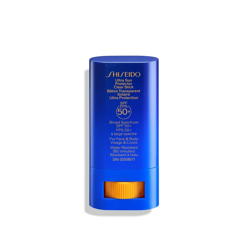 Shiseido Sunscreen: Ultra Sun Protector Clear Stick Broad Spectrum SPF 50+