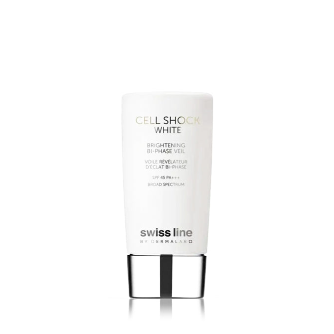 Swiss Line Cell Shock White: Brightening Bi-Phase Veil SPF 45 – 45 ml