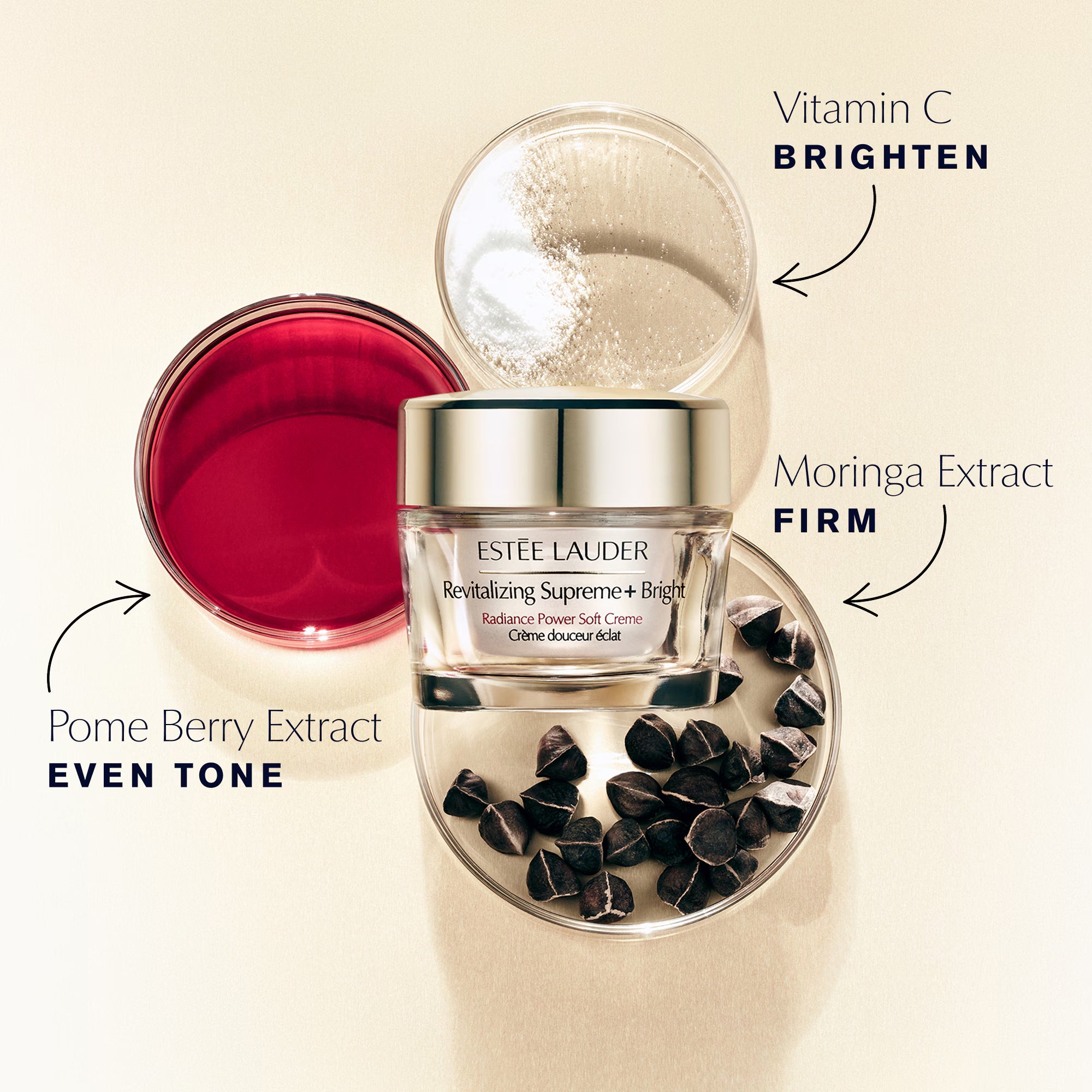 Estee Lauder: Revitalizing Supreme+ Bright Radiance Power Soft Creme Moisturizer - 50ml