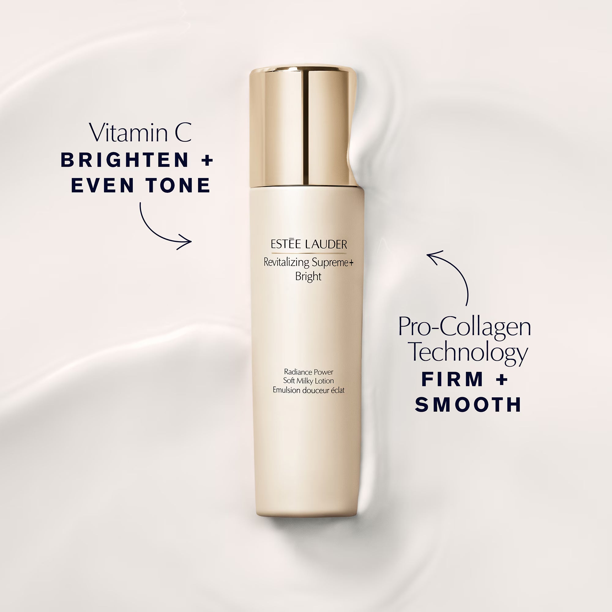 Estee Lauder: Revitalizing Supreme+ Bright Radiance Power Soft Milky Lotion Moisturizer - 400ml