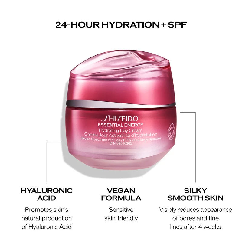 Shiseido Essential Energy: Hydrating Day Cream Broad Spectrum SPF 20 - 50ml