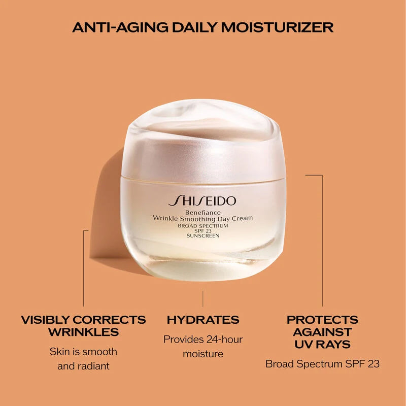 Shiseido Benefiance: Wrinkle Smoothing Day Cream SPF 23 - 50ml