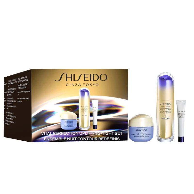 Shiseido: Vital Perfection Uplifting Night Concentrate (Serum) Set ($290 Value)